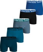 Bol.com Björn Borg Cotton Stretch Heren Boxers (5-pack) - Multicolour - Maat L aanbieding