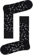 Happy Socks - Pins - zwart/wit - Unisex - Maat 41-46