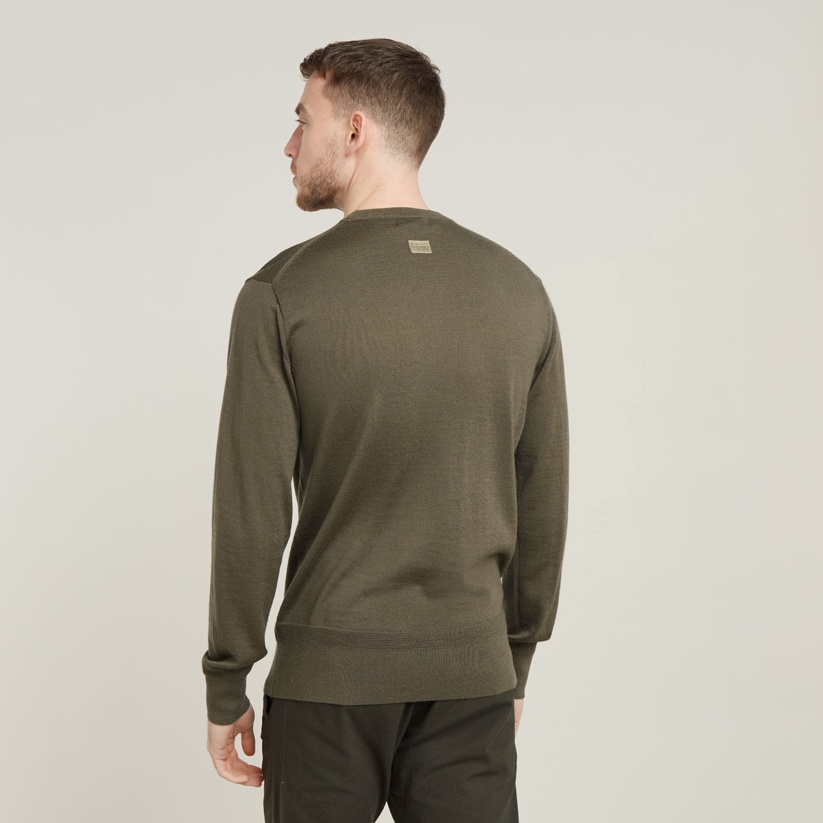 G-Star Premium core r knit Heren Truien Turf
