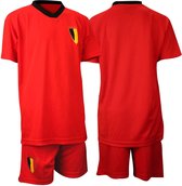 Voetbalset Supporter - Junior - Rood/Zwart - 104