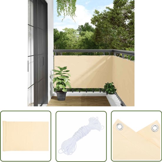 VidaXL Krabpaal 22x22x45 cm crèmekleurig - Krabpaal - Krabpalen