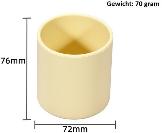Dutsi - Siliconen - Gobelet - Vieux rose - Renard