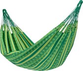 Hangmat Tweepersoons 'Chill' Joyful (Groen) | Bijpasende opbergtas | 180 KG | Handgemaakt in Colombia | 1% For The Planet | Tropilex
