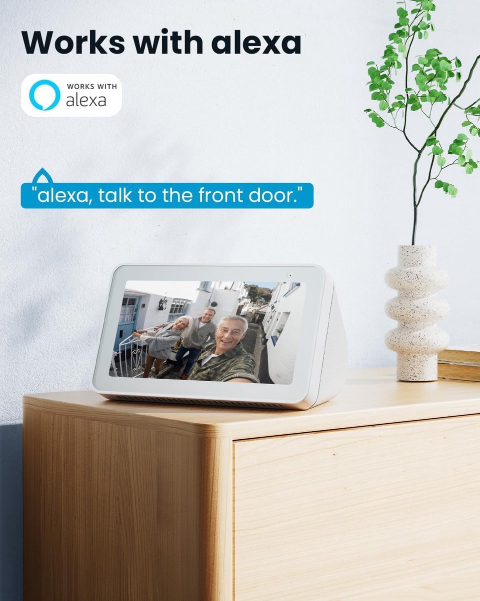 ieGeek Video-deurbel 2K met Nachtzicht en Tweeweg-Audio - afbeelding 2