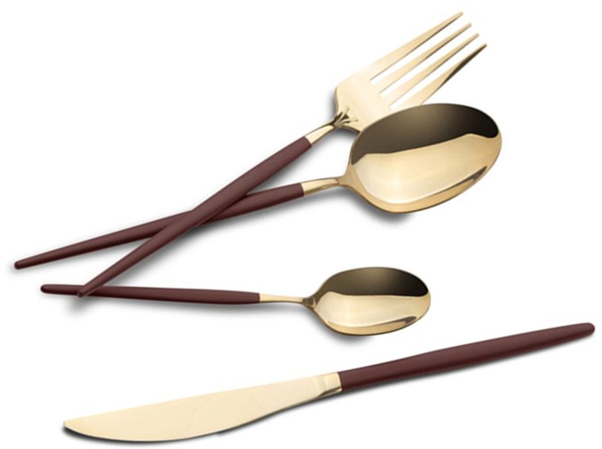 Berlinger Haus BH/3072 bestekset 24 stuk(s) Bordeaux, Goud