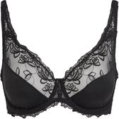 Hunkemöller Dames Lingerie Niet-voorgevormde beugel bh Diva - Zwart - maat C95