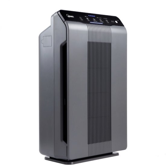 Winix 5300-2 - Luchtreiniger Air Purifier met vervangbaar Hepa + Koolstoffilter + PlasmaWave Technologie - Cadr 390m³ p/u en tot 99m² - Getest en Gecertificeerd op Hooikoorts, Allergie en Fijnstof, Auto en Slaapstand, Timer, Luchtkwaliteit indicator