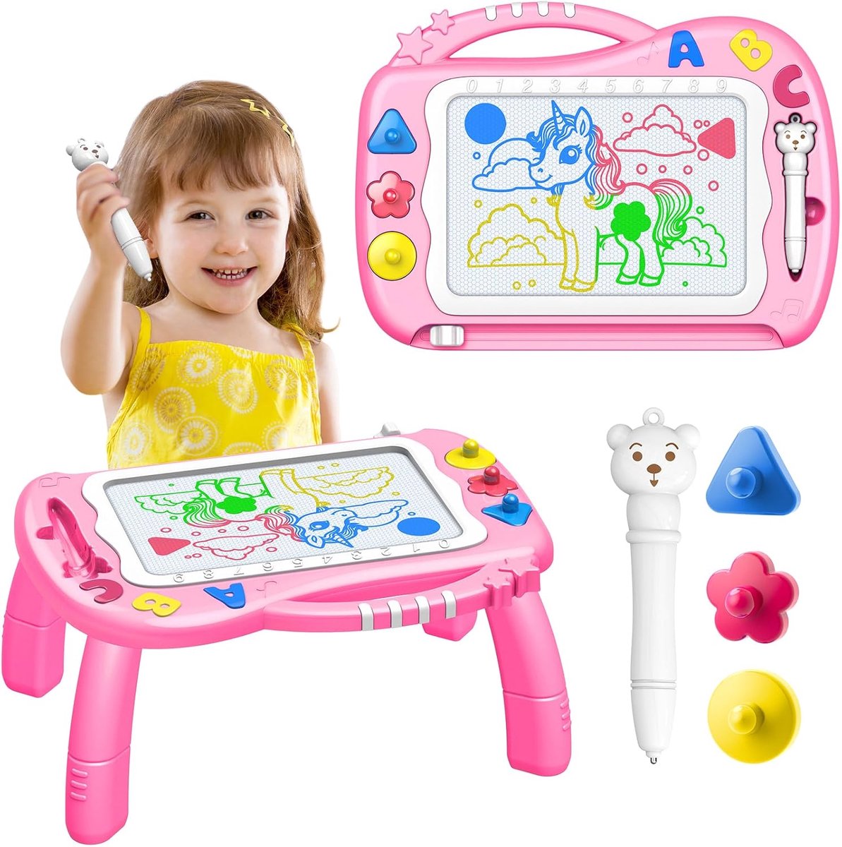 Magnetisch Tekenbord voor Kinderen van 2-6 Jaar - Creatief Speelgoed zonder Rommel