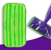 Chiffon de remplacement - adapté pour swiffer Wetjet - Chiffon en microfibre - Lavable - Réutilisable - Tampons de nettoyage pour bois dur - carrelage - stratifié - Vinyl