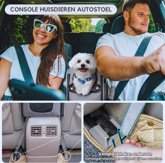 Hondenautostoel Autostoel middenconsole Geschikt for kleine