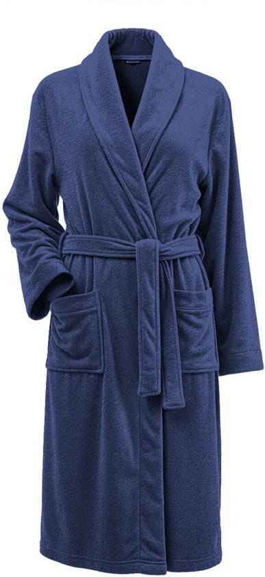 Badjas Dreamhouse - Qualité hôtelière - Ultra doux et chaud - Convient pour le Sauna ou à la maison - Blauw