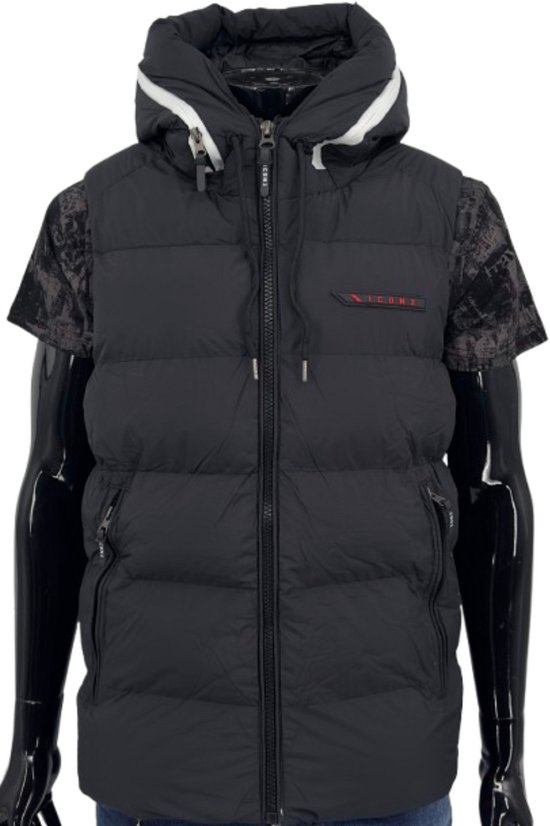 ICON2® Bodywarmer Heren - Zomerjas Heren - Tussenjas Heren - Winddicht - Waterdicht - Luxe Lichtgewicht Bodywarmer - Zwart - Maat S