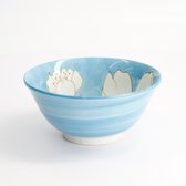 EDO JAPAN - RAMEN BOWL SET/6 HANA LICHTGROEN O/22CM|H9CM EDO JAPAN - RAMEN BOWL SET/6 HANA LICHTGROEN O/22CM|H9CM