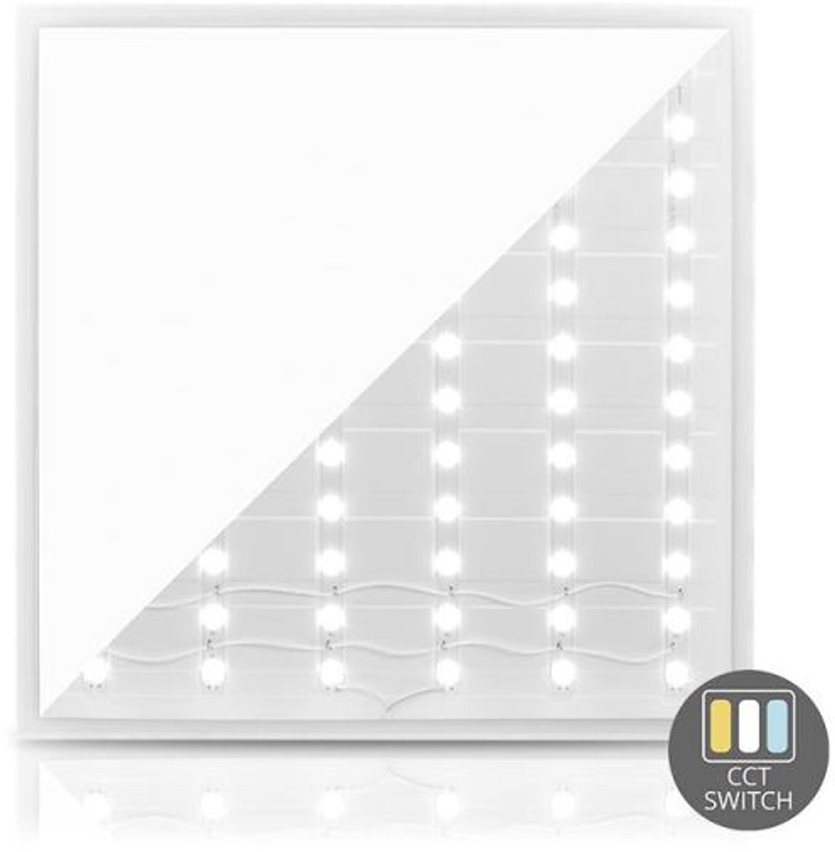 Back-Lit Led paneel 30x30 cm 15 W cct switch