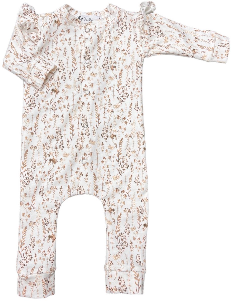 Boxpakje ruffle - Dried flowers - maat 44