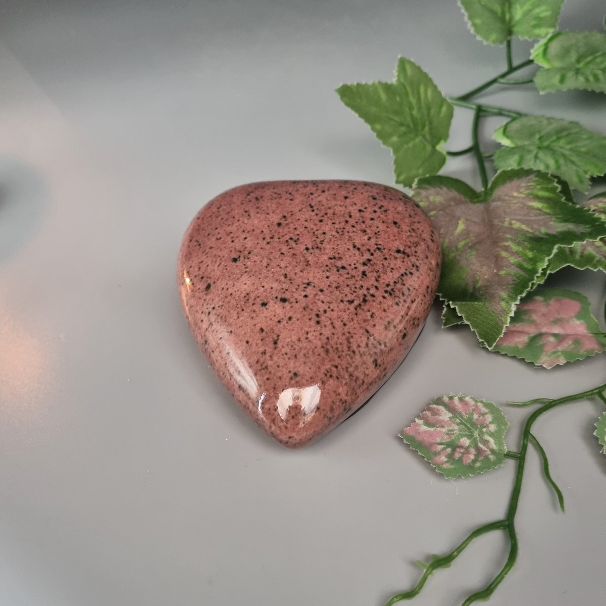 Mini Urn - Keramiek - Hart - Oud roze - 100ml - 1 askamer - Hand-made