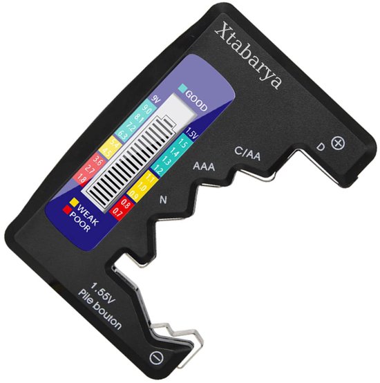 ᐅ • Digitale batterij tester voor AA, AAA, C, D, PP3, 9V | Eenvoudig bij