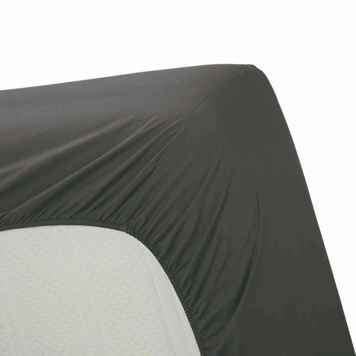 Linolux Hoeslaken Katoen Perkal Anthracite 140x200