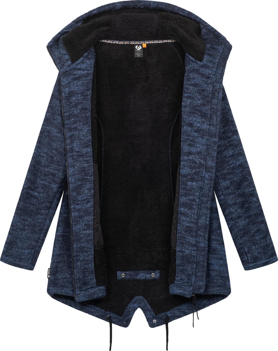 Ragwear Dames Vest met capuchon Wingi Melange