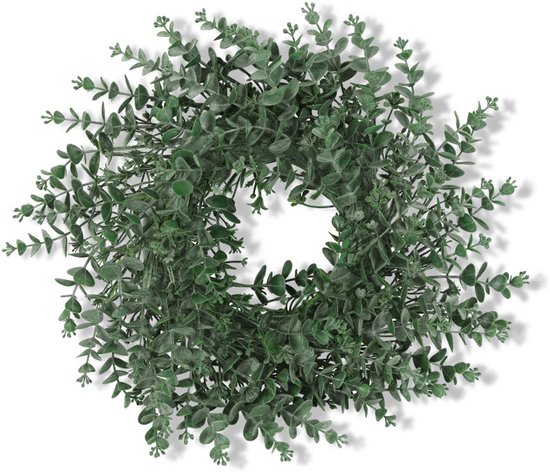 Krans Wreath 8x33x33 cm groen