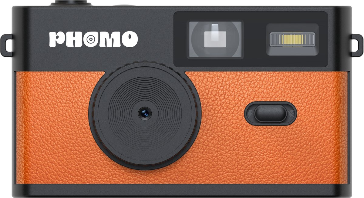 Phomo - Digital Retro Camera - Schermvrij - Oranje - 8GB
