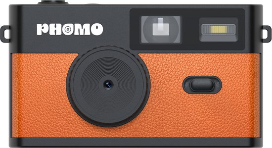 Phomo - Digital Retro Camera - Schermvrij - Oranje - 8GB
