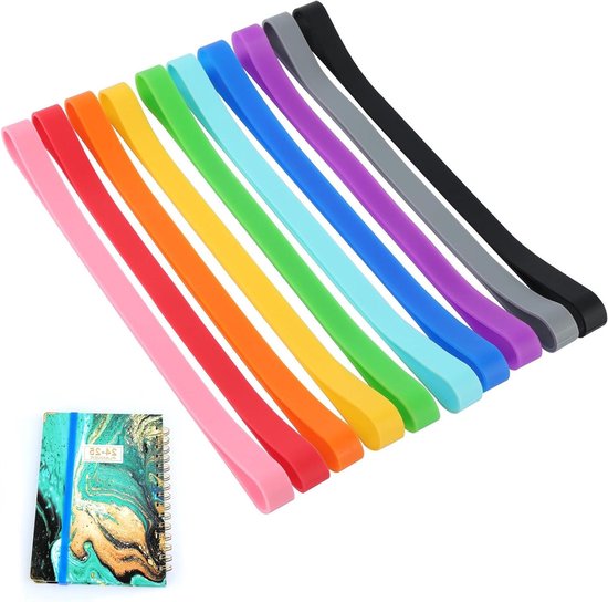 Progom - Rubberen elastieken - 300 (190) mm x 10mm - Groen - zak van 1 kg