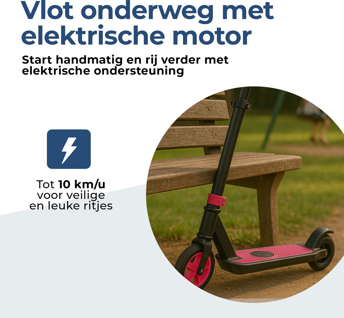 Afbeelding 2 van Denver elektrische step voor kinderen - 10km/u - Kinderstep - LED Verlichting - 6km Bereik - SCK5500RO