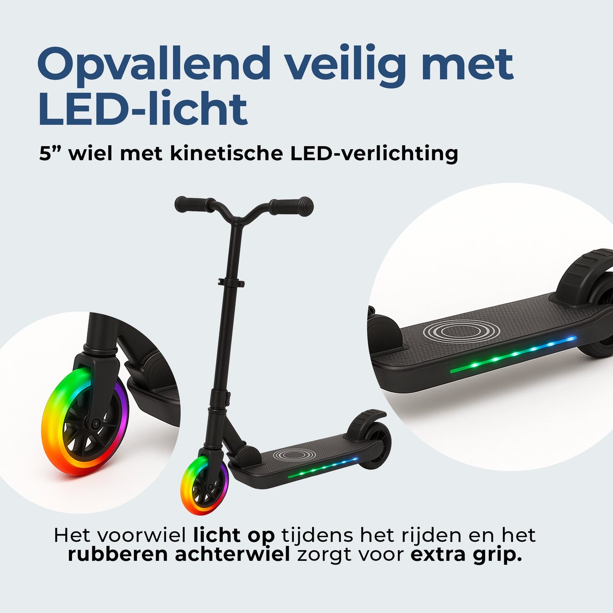Afbeelding 3 van Denver elektrische step voor kinderen - 10km/u - Kinderstep - LED Verlichting - 6km Bereik - SCK5500B