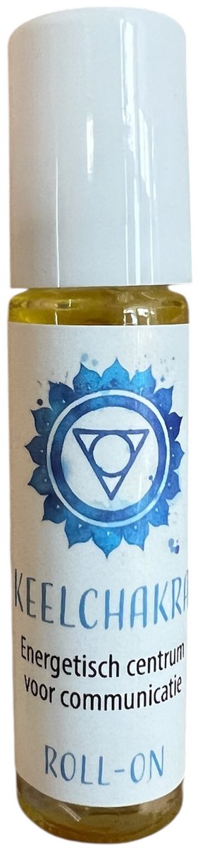 Goedkoopste De groene linde - keel chakra roll on - etherische olie roller - 10 ml