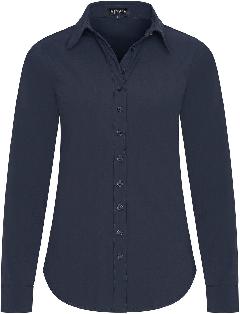 MI PIACE - Travel Blouse Uni 60840 Dark Blue - Maat : 3XL
