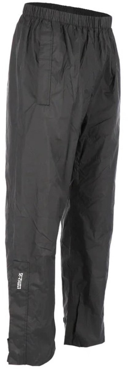 Zwarte heren regenbroek Packable van Pro-X Elements XS