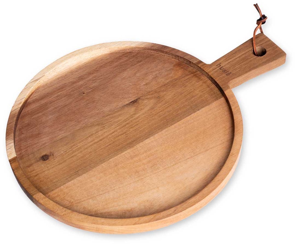 Husla - Snijplank en Serveerschaal - 30 cm - Acaciahout - Ophangbaar