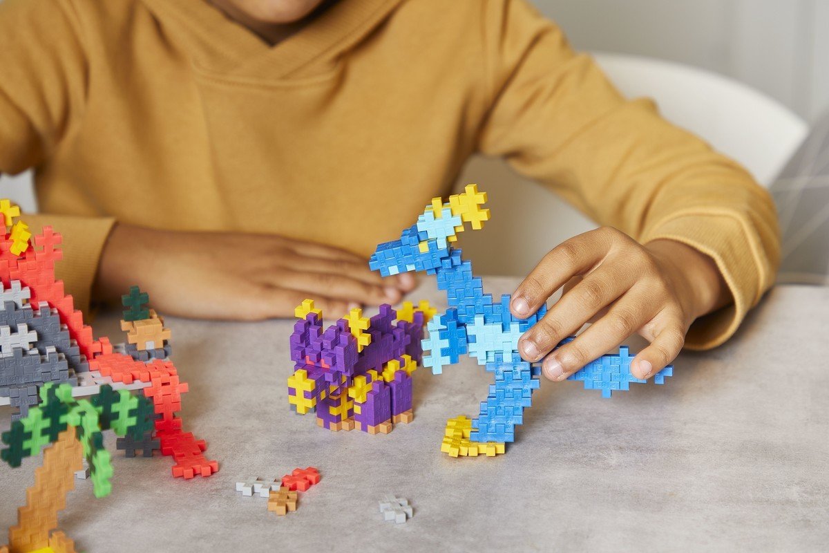 Plus-Plus Learn to Build dino`s 600 delige bouwset - 3918 - Bouwspeelgoed - Constructiespeelgoed - Set met bouwstenen - Vanaf 5 jaar — afbeelding 7