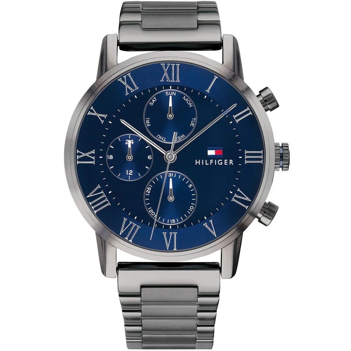 Tommy Hilfiger Kane 1791456 Horloge - Staal - Grijs - Ø 44 mm