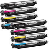 PlatinumSerie® 8 Toners alternatief voor HP CF350A - CF353A black cyaan magenta yellow XXL