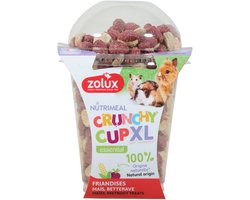 Knaagdier Snack Zolux - Crunchy Cup XL Hart - 220gr, Natuurlijke Ingrediënten, Zonder Toegevoegde Suikers