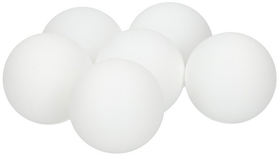 Balles de ping - pong Gerimport - Blanches - Lot de 18 - D4 cm - Tennis de table