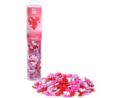 foto van Plus-Plus I Love You Mix 240 delige bouwset – 4330 – Bouwspeelgoed – Constructiespeelgoed – Set met bouwstenen – Vanaf 5 jaar