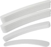 Goedkoopste boomerang vijl grit #100/180 in de kleur wit, per 25 stuks. Voor kunstnagels (acrylnagels, gelnagels) én natuurlijke