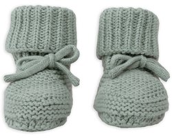 Lodger gebreide slofjes voor baby's - groen