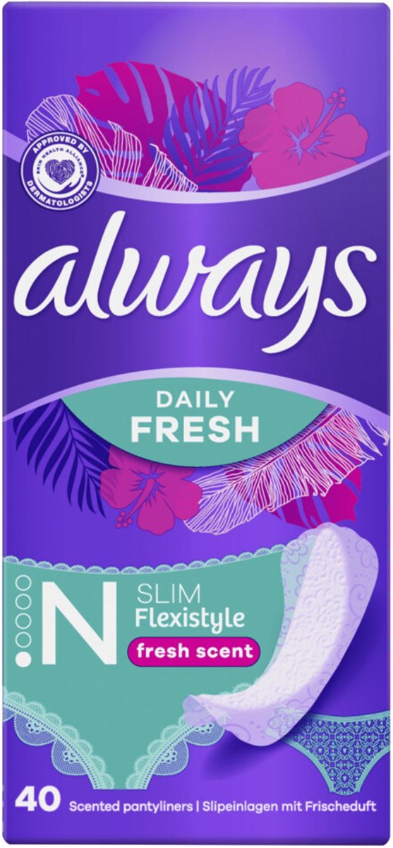 Always Inlegkruisjes Fresh Flexistyle 40 stuks