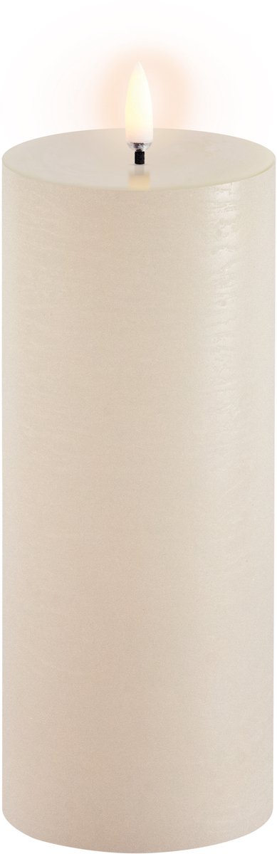 Uyuni Led Rustieke Kaars Vanille - 7,8x20cm