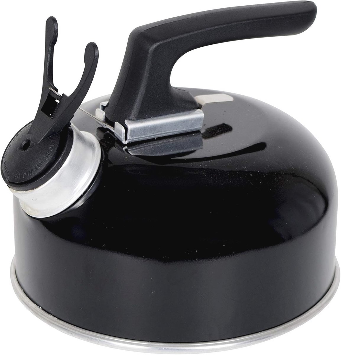 Compacte Aluminium Waterkoker 1 Liter met Fluitsluiting - Ideaal voor Kamperen