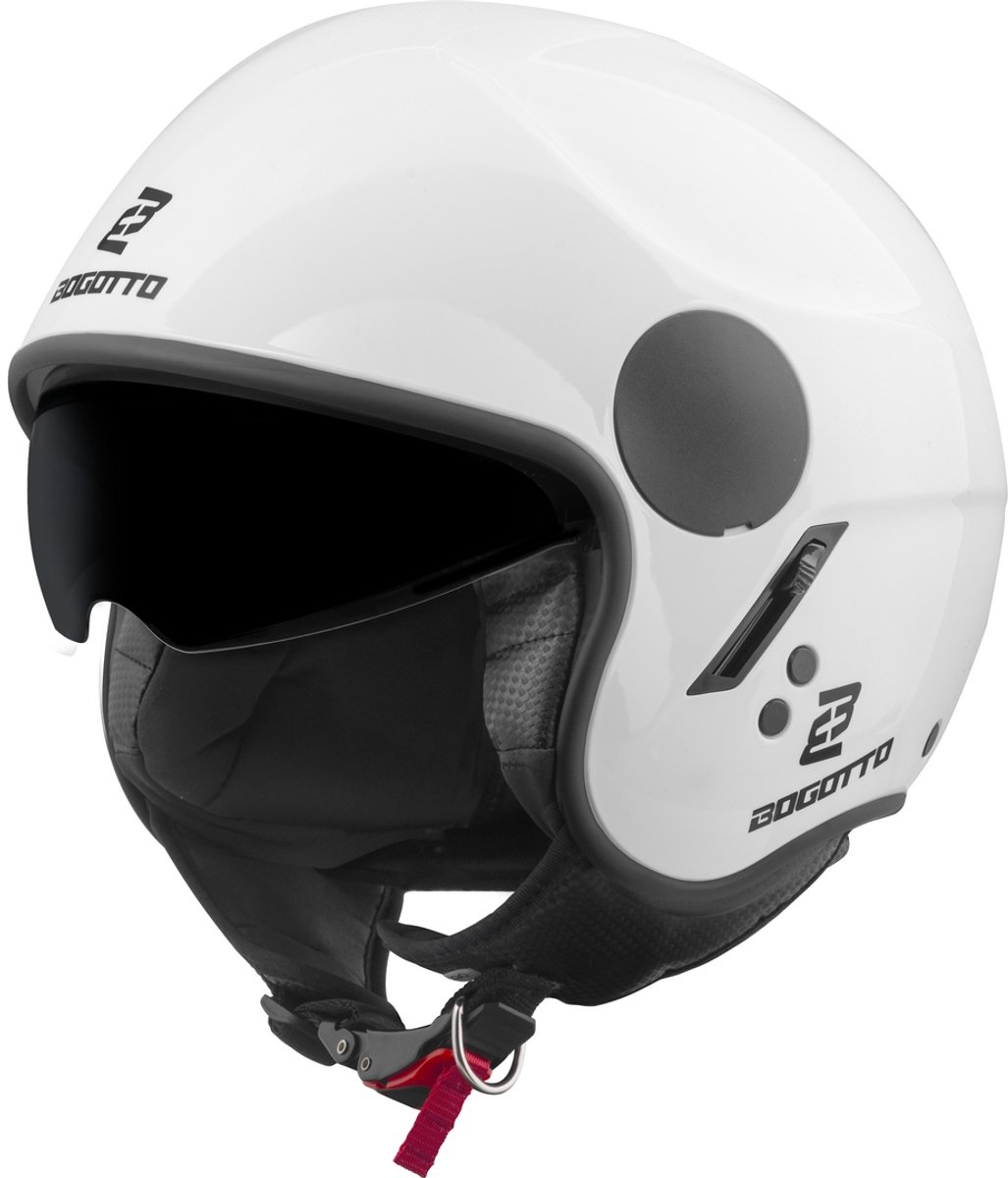 Bogotto H595 SPN Wit Jethelm - Maat S - Helm