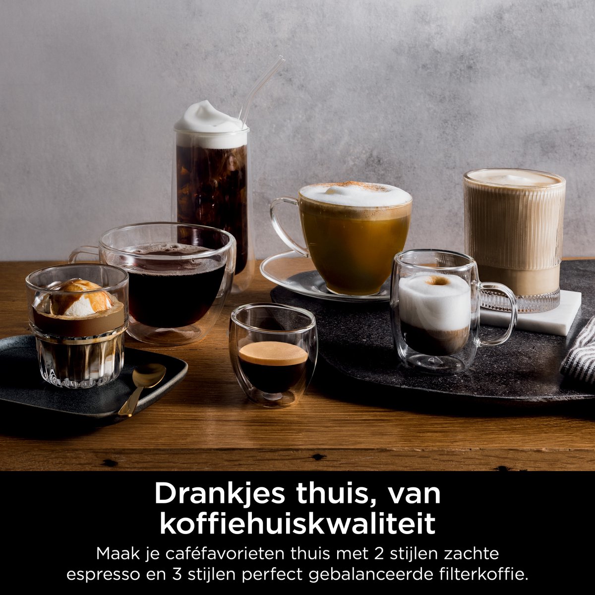 Ninja Luxe Café Essential 2-in-1 Espressomachine en Filterkoffiezetapparaat met Melkopschuimer - ES501EU — afbeelding 5