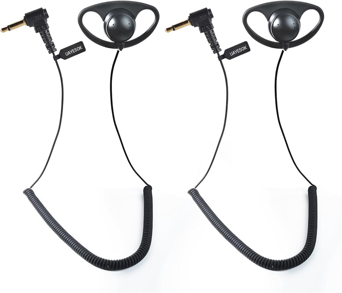 D-vormige 3.5mm Oortjes voor Radio's - Comfortabel en Duurzaam