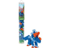 Plus-Plus Tube Triceratops Dinosaurus 100 delige bouwset - 4094 - Bouwspeelgoed - Constructiespeelgoed - Set met bouwstenen - Vanaf 5 jaar