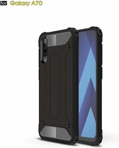 Ntech - Samsung Galaxy A70/A70s Armor Hoesje - Zwart