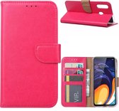 Ntech Samsung Galaxy A60 Portemonnee Hoesje / Book Case - Pink/Roze